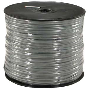 4 Conductor Silver Satin Modular Cable Reel 28AWG 4 Conductor Silver Satin Modular Cable Reel 28AWG